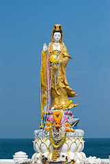 Image showing Guanyin statue in Thailand