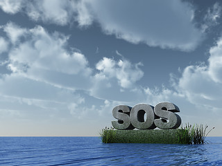 Image showing sos