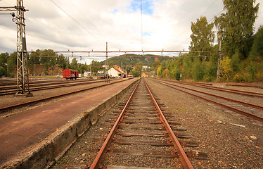 Image showing Railroad station.