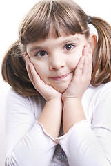 Image showing Little girl portrait