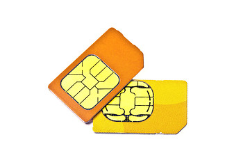 Image showing Sim cards for mobile phone