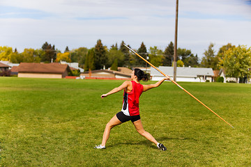 Image showing Javelin Throwing