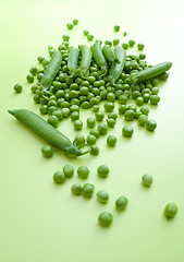 Image showing Green peas