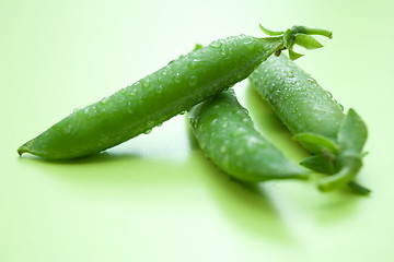 Image showing Washed green peas