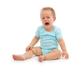 Image showing Crying baby