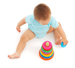 Image showing Playing baby
