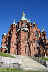 Image showing Uspenski Cathedral, Helsinki Finland