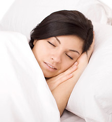 Image showing sleeping woman