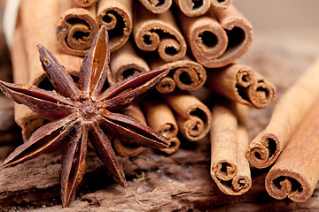 Image showing Anise and Cinnamon