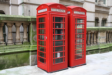 Image showing Red phone