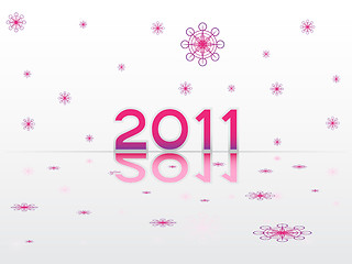Image showing Happy new year 2011