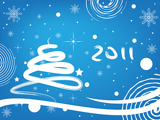 Image showing Happy new year 2011