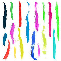 Image showing Brush strokes