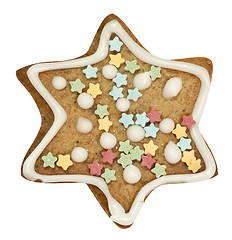 Image showing Gingerbread star