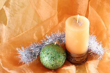 Image showing Christmas ornaments