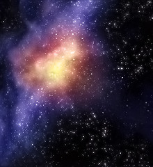 Image showing starry background of deep outer space