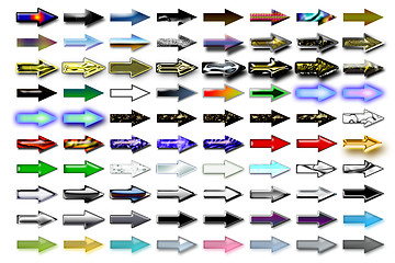 Image showing Illustration Arrows 01