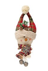 Image showing Christmas snowman door hanger