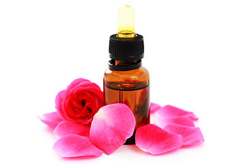 Image showing rose essential oil