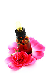 Image showing rose essential oil