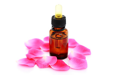 Image showing rose essential oil