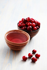 Image showing cranberry tea