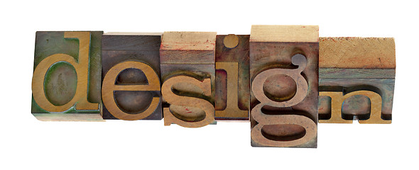 Image showing design - twisted printing blocks 