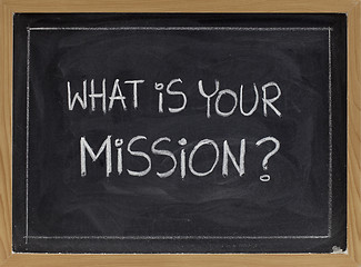 Image showing what is your mission?