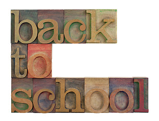 Image showing back to school headline