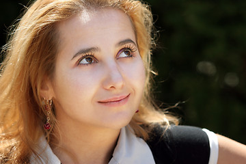 Image showing Smiling blond girl