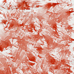 Image showing red splashes on canvas