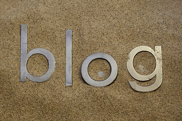 Image showing desert blog