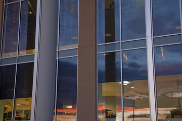 Image showing university libray window