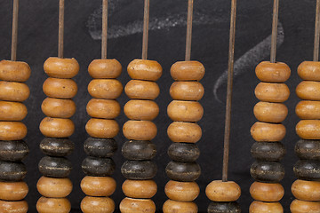 Image showing abacus - retro education concept