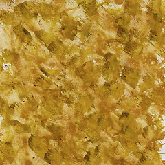 Image showing brown yellow splashes on canvas