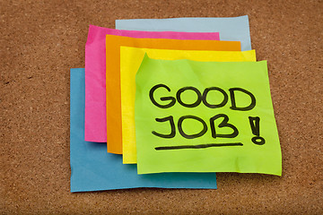 Image showing good job - compliment