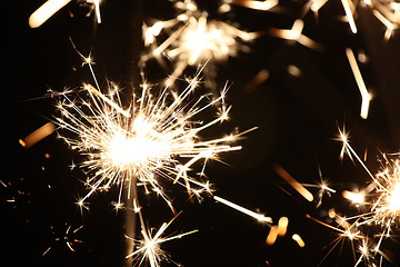 Image showing sparkler in focus