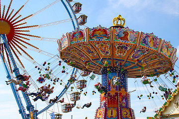 Image showing Otoberfest carousel