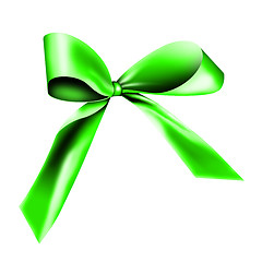 Image showing green ribbon