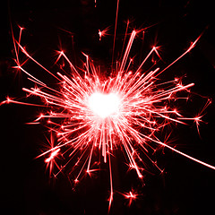 Image showing I love sparklers
