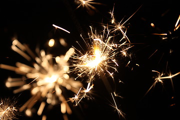 Image showing flashing sparkler