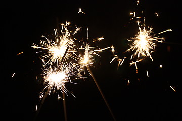 Image showing sparkler for birthday