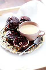 Image showing chocolate muffins