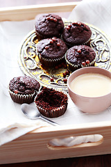 Image showing chocolate muffins