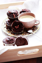 Image showing chocolate muffins