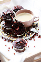 Image showing chocolate muffins