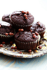 Image showing chocolate muffins