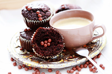 Image showing chocolate muffins