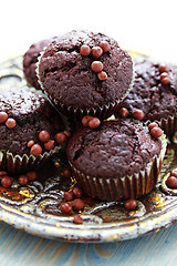 Image showing chocolate muffins