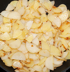 Image showing Fried potatoes